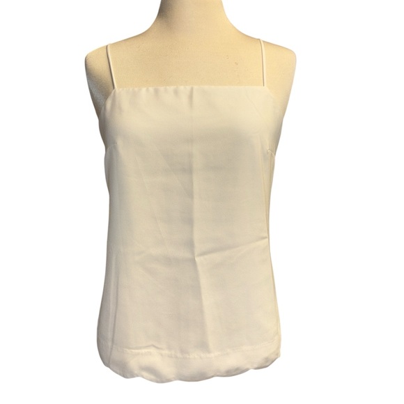 J. Crew blouse spaghetti straps scalloped @bottom fully lined Size 4 - Picture 1 of 10